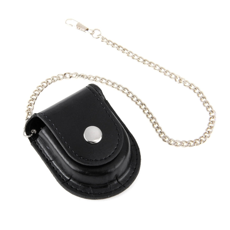 Retro Pocket Watch Holster / Leather Pouch / Belt Bag with Chain - Watch Accessories & Parts by buy2fix | Online Shopping UK | buy2fix