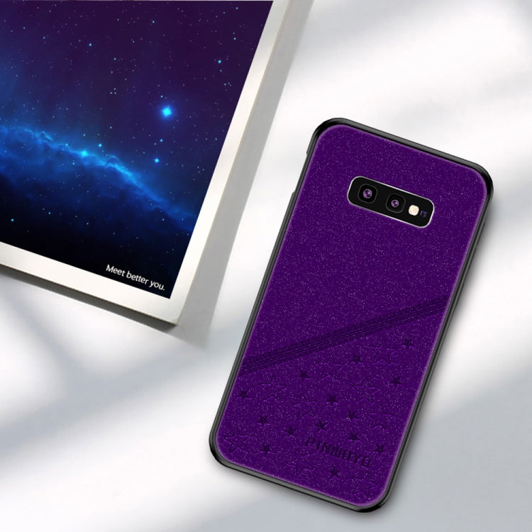 PINWUYO Full Coverage Waterproof Shockproof PC+TPU+PU Case for Galaxy S10e (Purple) - Galaxy Phone Cases by PINWUYO | Online Shopping UK | buy2fix