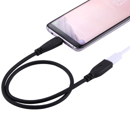 50cm USB-C / Type-C 3.1 Male to USB-C / Type-C Female Connector Adapter Cable(Black) - USB-C & Type-C Cable by buy2fix | Online Shopping UK | buy2fix