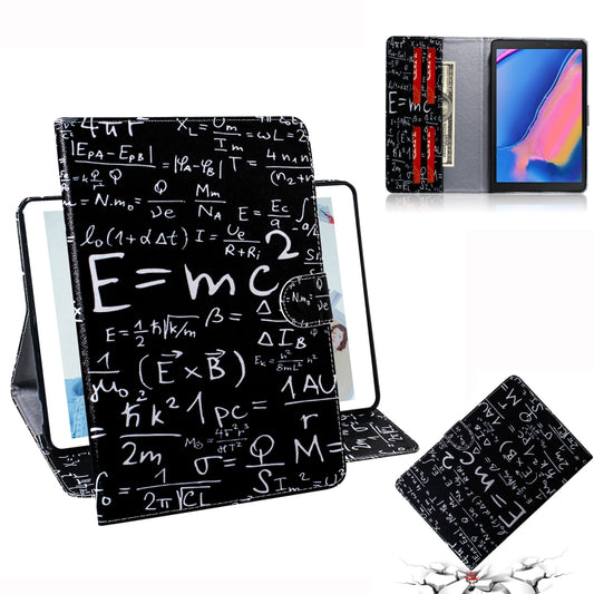 Formula Pattern Horizontal Flip Leather Case for Galaxy Tab A 8 (2019) / P200 / P205, with Holder & Card Slot & Wallet - Tab A 8.0 & S Pen (2019) P200/P205 by buy2fix | Online Shopping UK | buy2fix