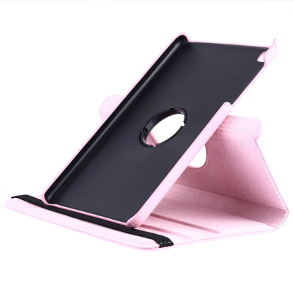 Litchi Texture Horizontal Flip 360 Degrees Rotation Leather Case for Galaxy Tab A 8 (2019) / P200 / P205, with Holder (Pink) - Tab A 8.0 & S Pen (2019) P200/P205 by buy2fix | Online Shopping UK | buy2fix