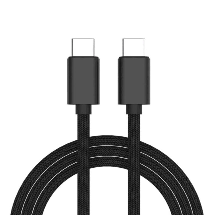 60W PD USB-C / Type-C Male to USB-C / Type-C Male Braided Data Cable, Cable Length: 1m - USB-C & Type-C Cable by buy2fix | Online Shopping UK | buy2fix