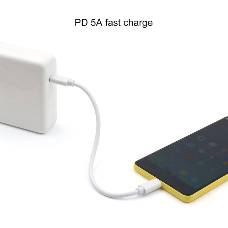 PD 5A USB-C / Type-C Male to USB-C / Type-C Male Fast Charging Cable, Cable Length: 2m (White) - USB-C & Type-C Cable by buy2fix | Online Shopping UK | buy2fix