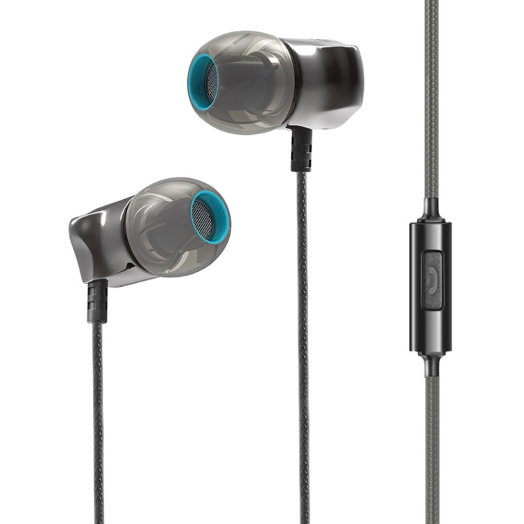 QKZ DM7 High-quality In-ear All-metal Sports Music Headphones, Microphone Version - In Ear Wired Earphone by QKZ | Online Shopping UK | buy2fix