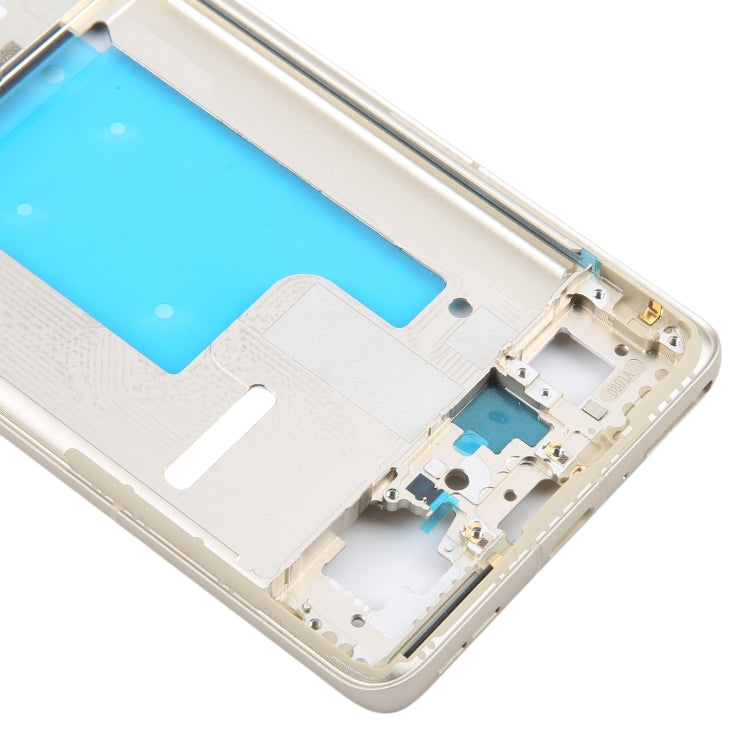 For Motorola Moto X50 Ultra Original Front Housing LCD Frame Bezel Plate (Gold) - Frame Bezel Plate by buy2fix | Online Shopping UK | buy2fix