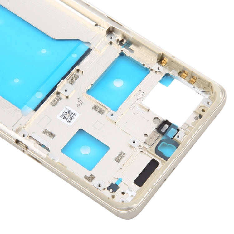 For Motorola Moto X50 Ultra Original Front Housing LCD Frame Bezel Plate (Gold) - Frame Bezel Plate by buy2fix | Online Shopping UK | buy2fix