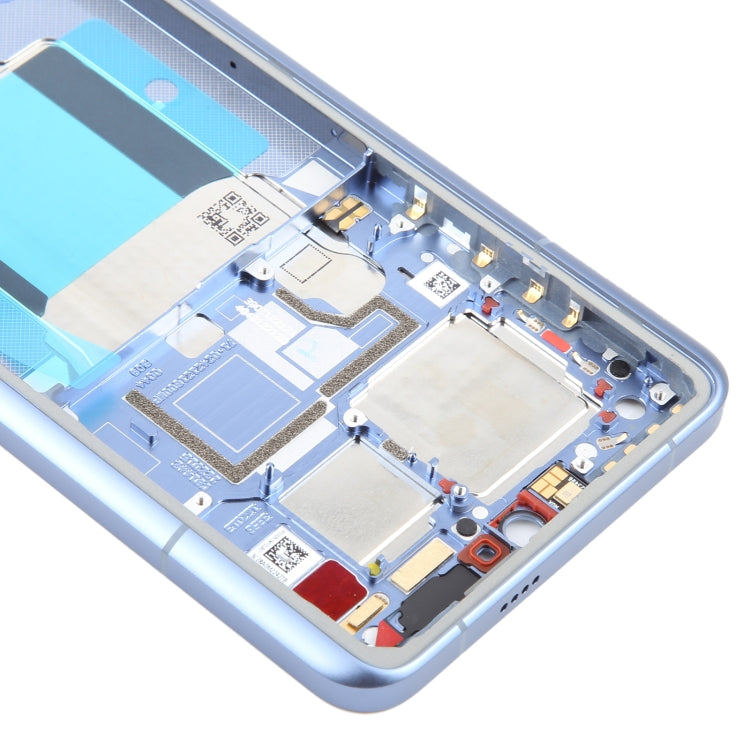 For Xiaomi 14 Ultra Original Front Housing LCD Frame Bezel Plate (Blue) - Frame Bezel Plate by buy2fix | Online Shopping UK | buy2fix