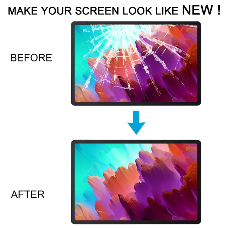 For Lenovo Xiaoxin Pad Pro 12.7 inch 2024 TB375FC Front Screen Outer Glass Lens with OCA Optically Clear Adhesive - Outer Glass Lens by buy2fix | Online Shopping UK | buy2fix