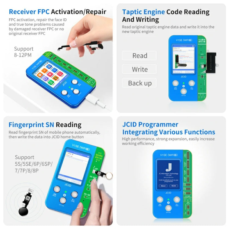 JC V1SE Mobile Phone Code Reading Programmer Set For iPhone - Repair Programmer by JC | Online Shopping UK | buy2fix