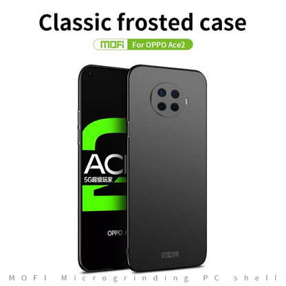 For OPPO Ace2 MOFI Frosted PC Ultra-thin Hard Case(Blue) - OPPO Cases by MOFI | Online Shopping UK | buy2fix