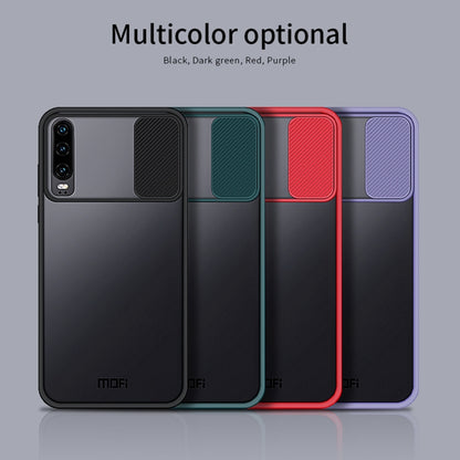 For Huawei P30 MOFI Xing Dun Series PC + TPU Anti-peep Waterproof And Anti-drop All-inclusive Protective Shell, Translucent Frosted(Purple) - Huawei Cases by MOFI | Online Shopping UK | buy2fix