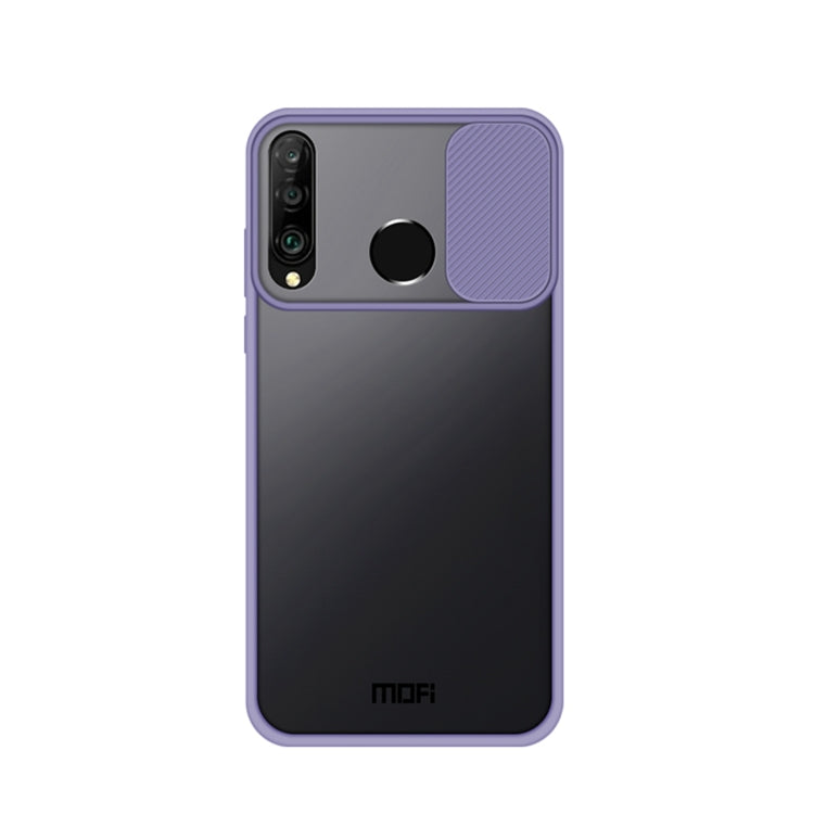 For Huawei P30 lite MOFI Xing Dun Series PC + TPU Anti-peep Waterproof And Anti-drop All-inclusive Protective Shell, Translucent Frosted(Purple) - Huawei Cases by MOFI | Online Shopping UK | buy2fix