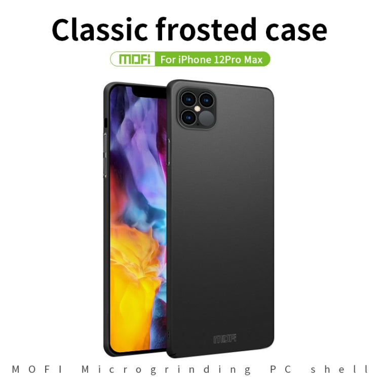 For iPhone 12 Pro Max MOFI Frosted PC Ultra-thin Hard Case(Red) - iPhone 12 Pro Max Cases by MOFI | Online Shopping UK | buy2fix