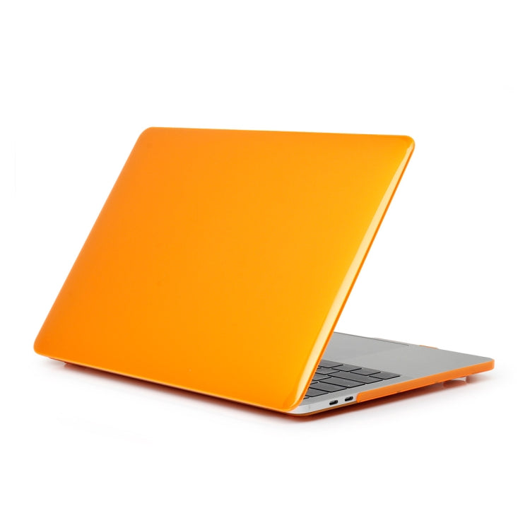 ENKAY Hat-Prince 3 in 1 For MacBook Pro 13 inch A2289 / A2251 (2020) Crystal Hard Shell Protective Case + Europe Version Ultra-thin TPU Keyboard Protector Cover + Anti-dust Plugs Set(Orange) - MacBook Pro Cases by ENKAY | Online Shopping UK | buy2fix