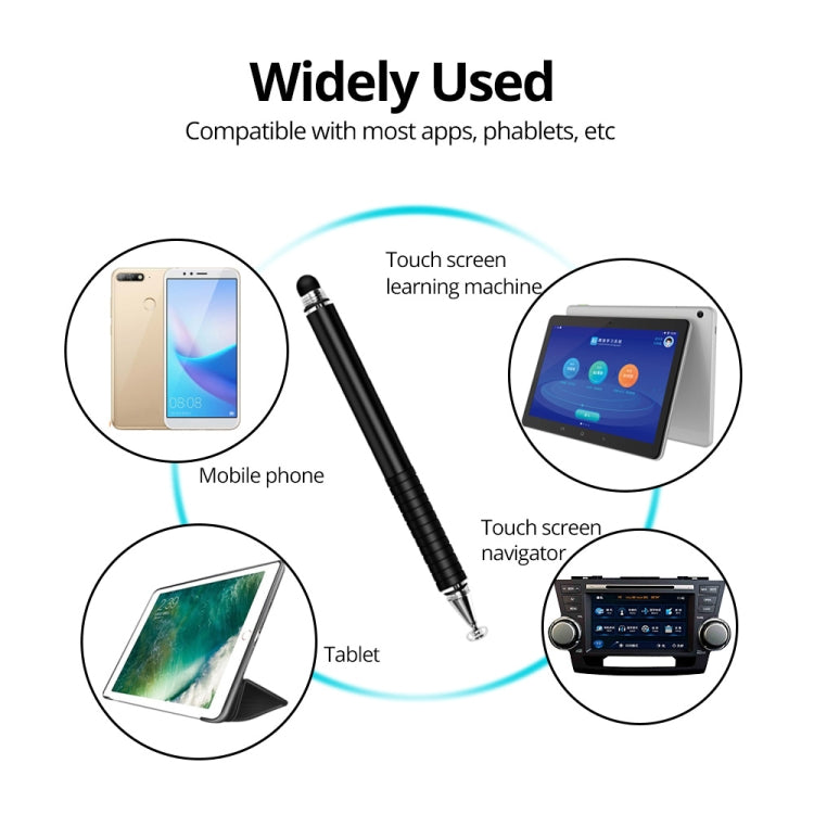 AT-12 3 in 1 Touch Screen Capacitive Pen with Common Writing Pen & Mobile Phone Writing Pen Function is Suitable for Apple / Huawei / Samsung(Silver) - Stylus Pen by buy2fix | Online Shopping UK | buy2fix