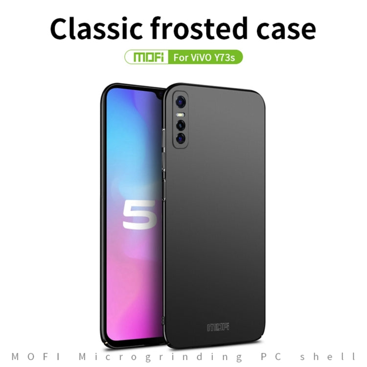 For vivo Y73s MOFI Frosted PC Ultra-thin Hard Case (Gold) - vivo Cases by MOFI | Online Shopping UK | buy2fix