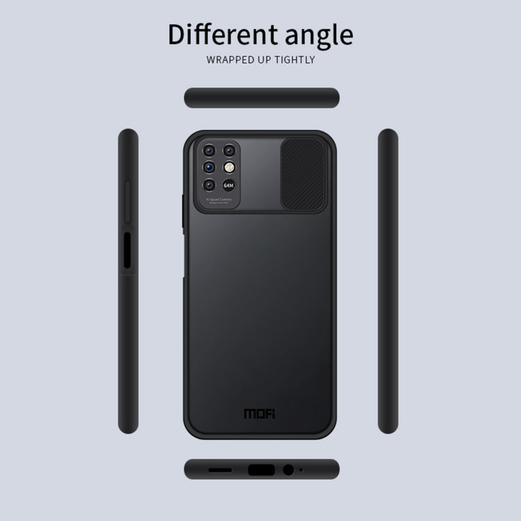 For INFINIX Note8 MOFI Xing Dun Series PC + TPU Anti-peep Waterproof And Anti-drop All-inclusive Protective Shell, Translucent Frosted(Black) - Infinix Cases by MOFI | Online Shopping UK | buy2fix