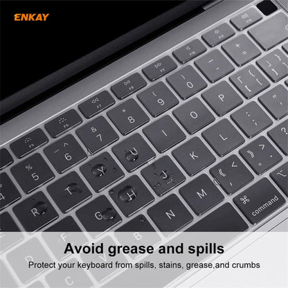 ENKAY Soft TPU Keyboard Protector Film for MacBook Air 13.3 inch A2179 (2020) / A2337 (2020), Version:EU Version - Keyboard Protector by ENKAY | Online Shopping UK | buy2fix