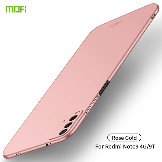 For Xiaomi Redmi 9T / Note 9 4G / 9 Power MOFI Frosted PC Ultra-thin Hard Case(Rose gold) - Xiaomi Cases by MOFI | Online Shopping UK | buy2fix