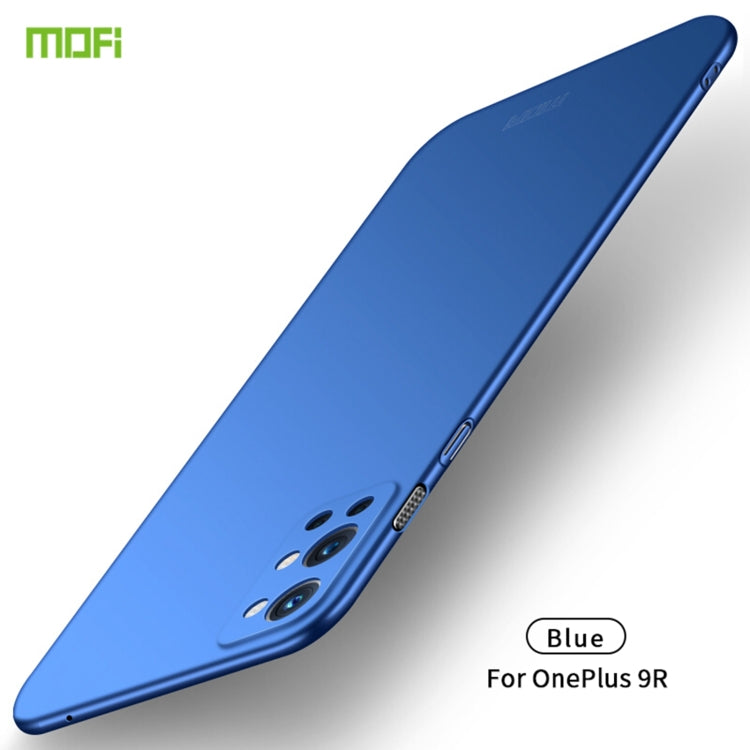 For OnePlus 9R MOFI Frosted PC Ultra-thin Hard Case(Blue) - OnePlus Cases by MOFI | Online Shopping UK | buy2fix