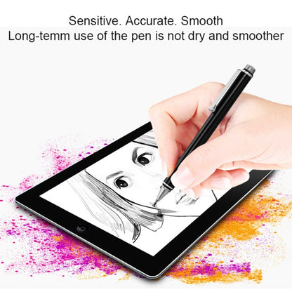 AT-21 Mobile Phone Touch Screen Capacitive Pen Drawing Pen(Purple) - Stylus Pen by buy2fix | Online Shopping UK | buy2fix