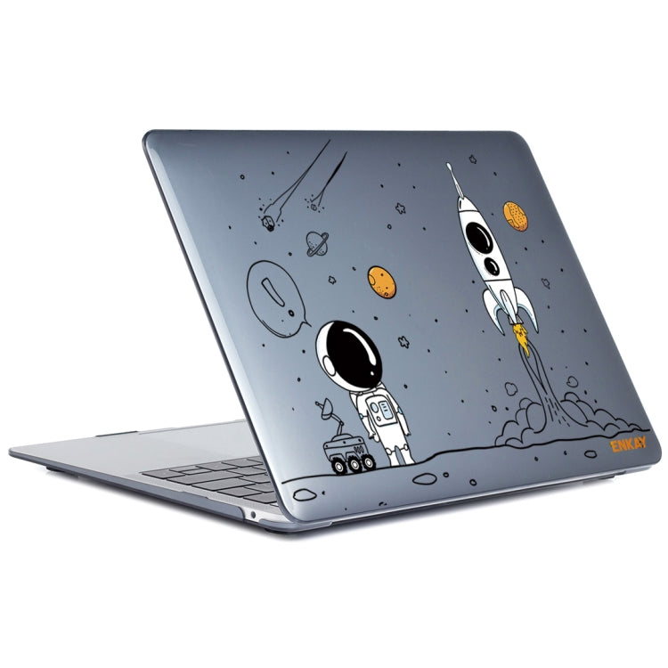 For MacBook Air 13.3 inch A2179 / A2337 ENKAY Spaceman Pattern Laotop Protective Crystal Case(Spaceman No.1) - MacBook Air Cases by ENKAY | Online Shopping UK | buy2fix