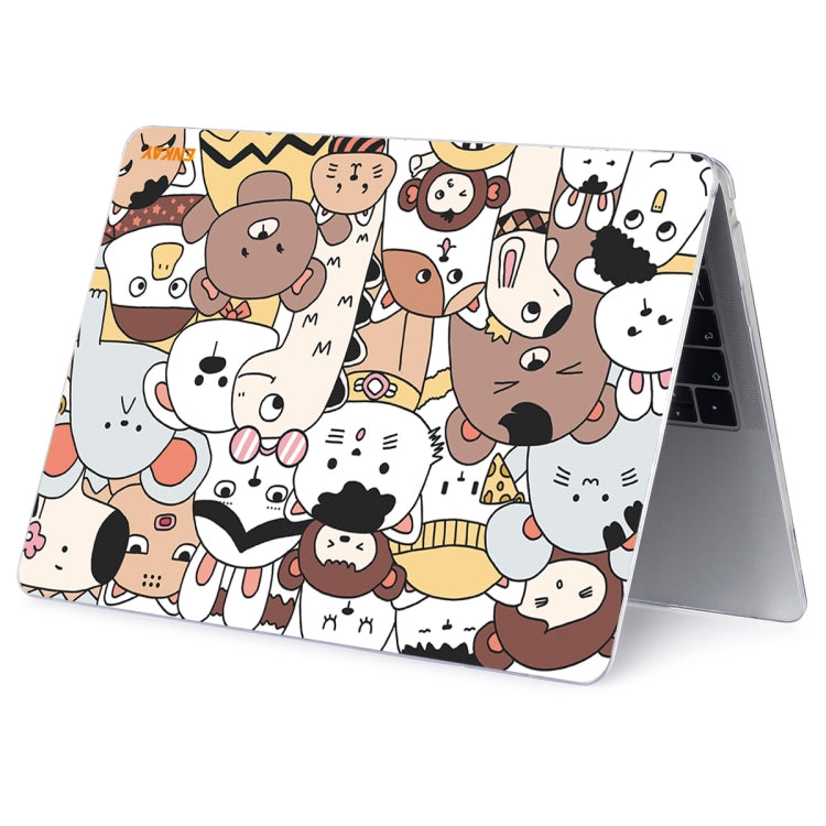 ENKAY Animal Series Pattern Laotop Protective Crystal Case For MacBook Pro 15.4 inch A1707 / A1990(Animals No.1) - MacBook Pro Cases by ENKAY | Online Shopping UK | buy2fix