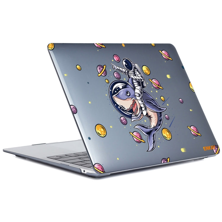 ENKAY Star Series Pattern Laotop Protective Crystal Case For MacBook Pro 16.2 inch A2485 2021/A2880 2023(Shark Astronaut) - MacBook Pro Cases by ENKAY | Online Shopping UK | buy2fix