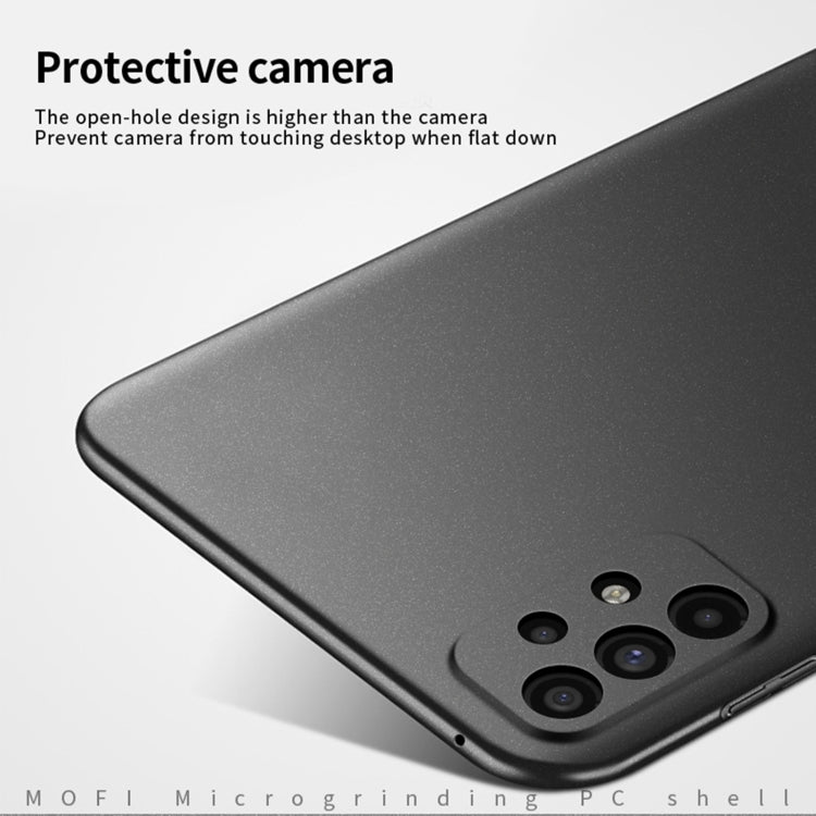 For Samsung Galaxy A73 5G MOFI Fandun Series Frosted PC Ultra-thin All-inclusive Phone Case(Black) - Galaxy Phone Cases by MOFI | Online Shopping UK | buy2fix