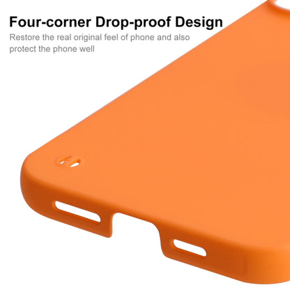 For iPhone 14 Pro ENKAY Matte Frameless PC Phone Case(Orange) - iPhone 14 Pro Cases by ENKAY | Online Shopping UK | buy2fix