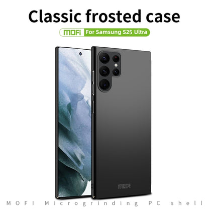 For Samsung Galaxy S25 Ultra 5G MOFI Frosted PC Ultra-thin Hard Phone Case(Black) - Galaxy S25 Ultra 5G Cases by MOFI | Online Shopping UK | buy2fix