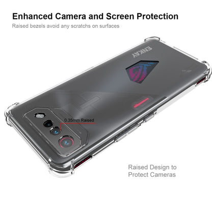 For Asus ROG Phone 7 ENKAY Hat-Prince Transparent TPU Shockproof Phone Case - ASUS Cases by ENKAY | Online Shopping UK | buy2fix