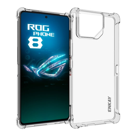 For Asus Rog Phone 8 ENKAY Hat-Prince Transparent TPU Shockproof Phone Case - ASUS Cases by ENKAY | Online Shopping UK | buy2fix