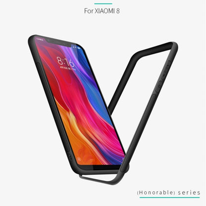 PINWUYO Shockproof Waterproof Full Coverage PC + TPU + Skin Protective Case for Xiaomi Mi 8(Gray) - Xiaomi Cases by PINWUYO | Online Shopping UK | buy2fix