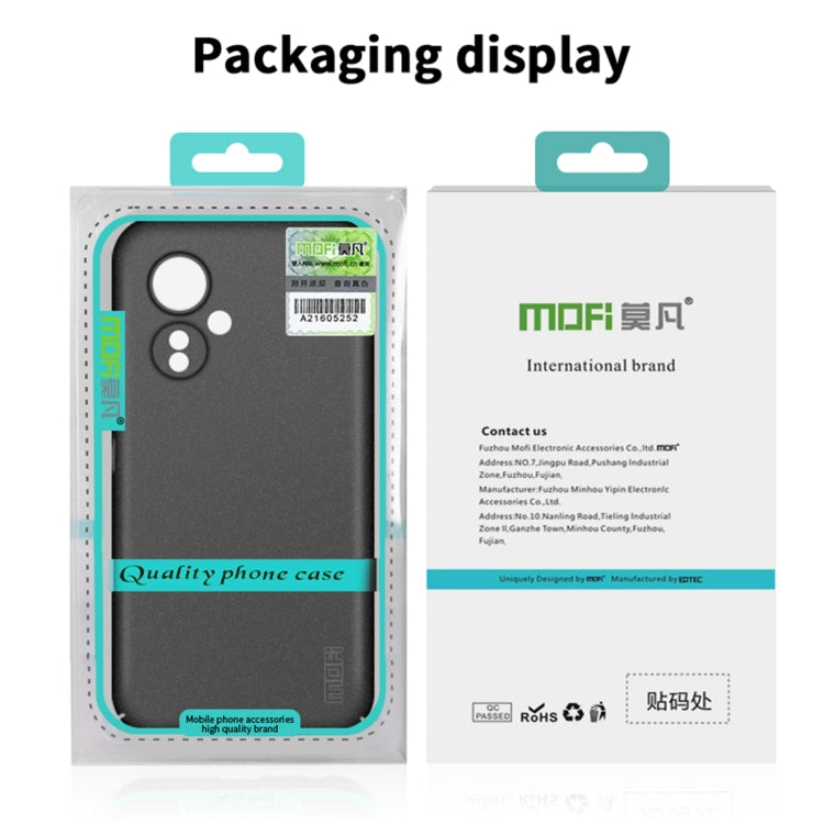 For Xiaomi Redmi Note 12 Global MOFI Fandun Series Frosted PC Ultra-thin All-inclusive Phone Case(Green) - Xiaomi Cases by MOFI | Online Shopping UK | buy2fix