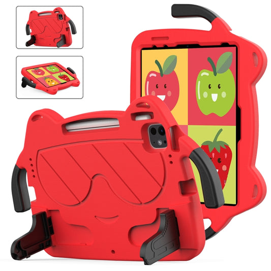 For iPad Pro 11 2024 Ice Baby EVA Shockproof Hard PC Tablet Case(Red+Black) - iPad Pro 11 2024 Cases by buy2fix | Online Shopping UK | buy2fix