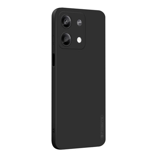 For Xiaomi Redmi Note 13 PINWUYO Sense Series Liquid Silicone TPU Phone Case(Black) - Note 13 Cases by PINWUYO | Online Shopping UK | buy2fix