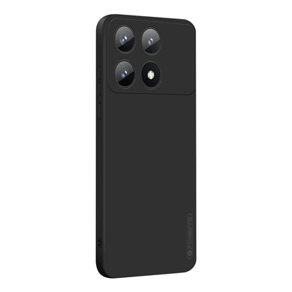 For Xiaomi Redmi K70E PINWUYO Sense Series Liquid Silicone TPU Phone Case(Black) - K70E Cases by PINWUYO | Online Shopping UK | buy2fix