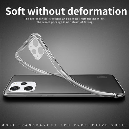 For Xiaomi Redmi 12 MOFI Ming Series Ultra-thin TPU Phone Case(Transparent) - Xiaomi Cases by MOFI | Online Shopping UK | buy2fix