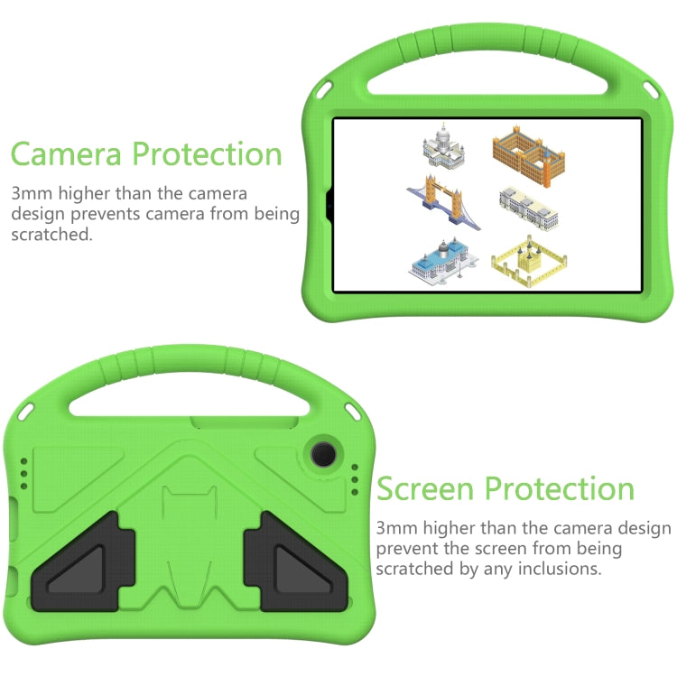 For Samsung Galaxy Tab A9 8.0 2023 EVA Shockproof Tablet Case with Holder(Green) - Galaxy Tab A9 by buy2fix | Online Shopping UK | buy2fix