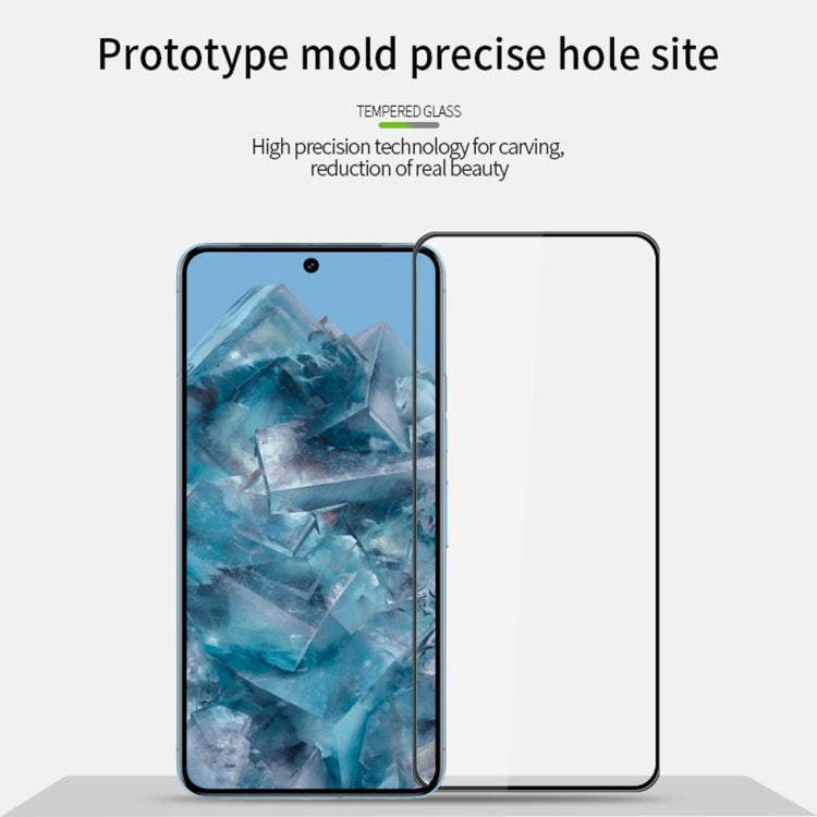 For Google Pixel 9 Pro XL PINWUYO 9H 3D Full Screen Explosion-proof Tempered Glass Film(Black) - Google Tempered Glass by PINWUYO | Online Shopping UK | buy2fix