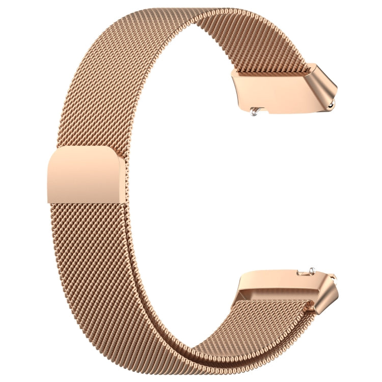 For Redmi Watch 3 Lite Milan Magnetic Steel Mesh Watch Band(Rose Gold) - Watch Bands by buy2fix | Online Shopping UK | buy2fix