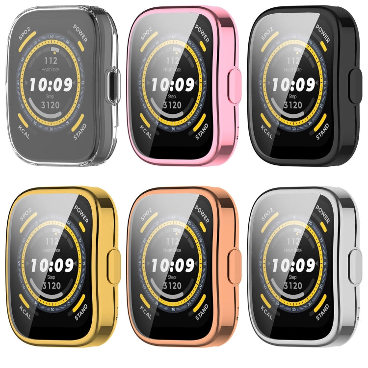 For Amazfit Bip 5 All-Inclusive TPU Protective Case(Transparent) - Watch Cases by buy2fix | Online Shopping UK | buy2fix