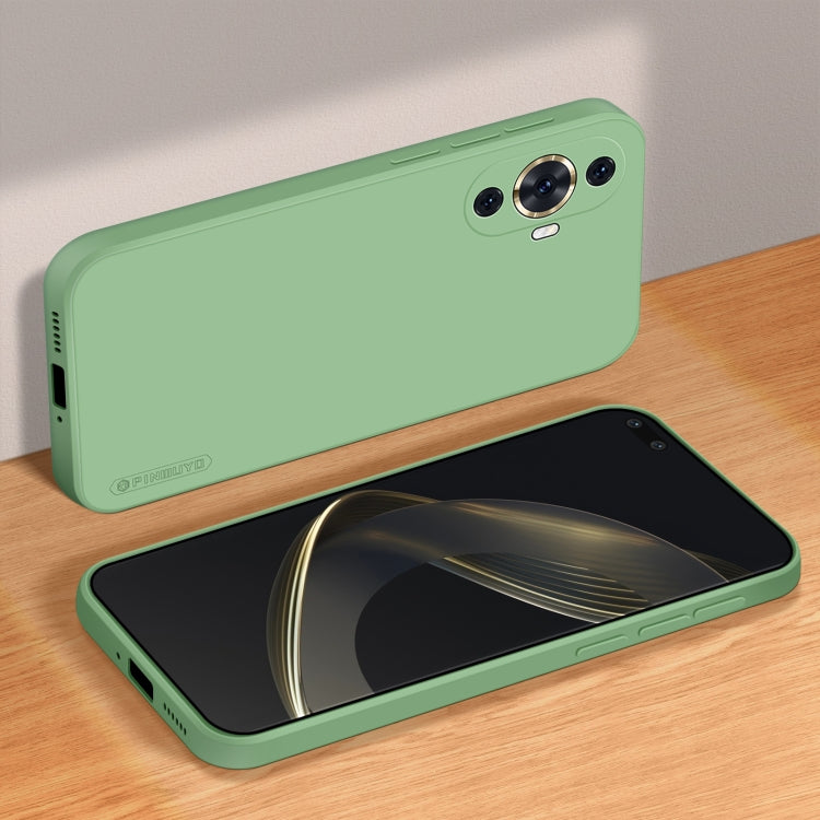 For Huawei nova 11 Pro / 11 Ultra PINWUYO Sense Series Liquid Silicone TPU Phone Case(Green) - Huawei Cases by PINWUYO | Online Shopping UK | buy2fix