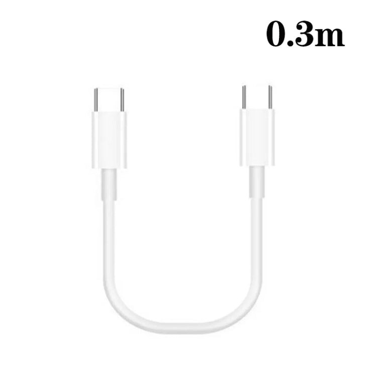 XJ-97 60W 3A USB-C / Type-C to Type-C Fast Charging Data Cable, Cable Length:0.3m - USB-C & Type-C Cable by buy2fix | Online Shopping UK | buy2fix