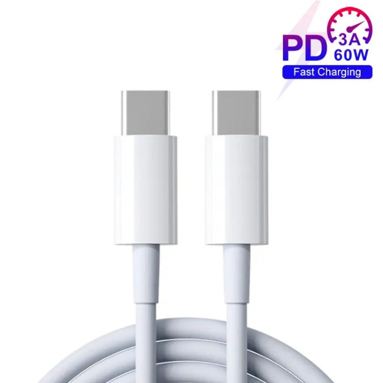 XJ-97 60W 3A USB-C / Type-C to Type-C Fast Charging Data Cable, Cable Length:1m - USB-C & Type-C Cable by buy2fix | Online Shopping UK | buy2fix