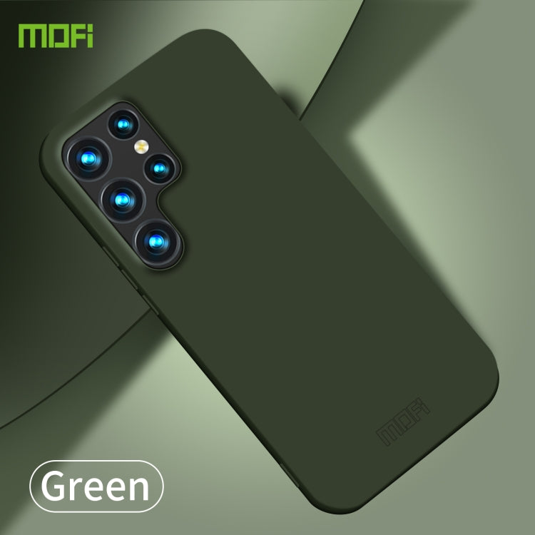 For Samsung Galaxy S23 Ultra 5G MOFI Qin Series Skin Feel All-inclusive PC Phone Case(Green) - Galaxy S23 Ultra 5G Cases by MOFI | Online Shopping UK | buy2fix