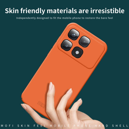 For Xiaomi Redmi K70 Ultra MOFI Qin Series Skin Feel All-inclusive PC Phone Case(Beige) - Xiaomi Cases by MOFI | Online Shopping UK | buy2fix