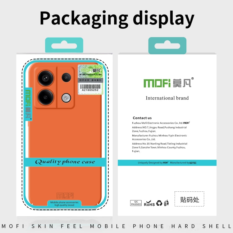 For Xiaomi Redmi K70 Ultra MOFI Qin Series Skin Feel All-inclusive PC Phone Case(Green) - Xiaomi Cases by MOFI | Online Shopping UK | buy2fix