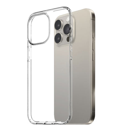 For iPhone 15 Pro Max NORTHJO 3 in 1 TPU Phone Case with Screen Film and Lens Film(Clear) - iPhone 15 Pro Max Cases by NORTHJO | Online Shopping UK | buy2fix